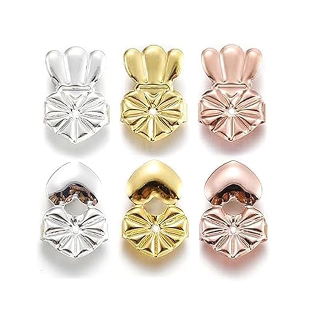 6PCS Heavy Earring Support Patches – Invisible Earring Lifters & Ear Support for Heavy Earrings – Adjustable Ear Lobe Patches with Safety Locking Stud Lifts for Droopy Ears – Earring Backs for Women & Girls-image-19