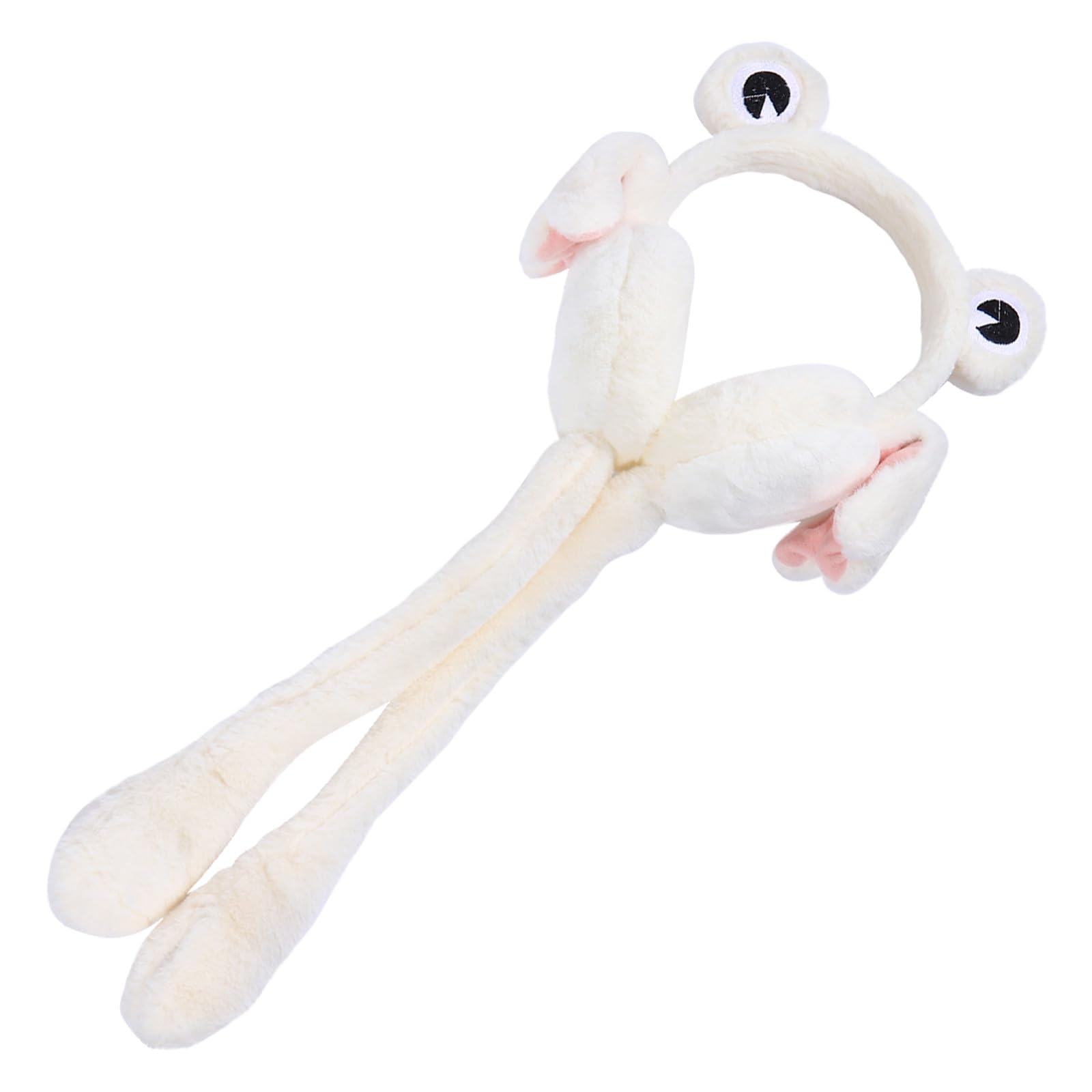 Multipurpose Cold-Proof Earmuff with Adjustable Plush Headband, Cartoon Frog Design, Windproof and Breathable Ear Warmers for Women Winter Outdoors