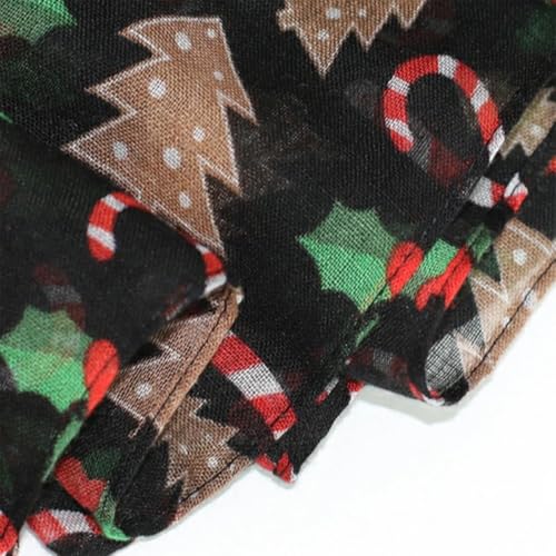 Women Christmas-Scarf Christmas-Shawl-Warp Soft Chiffon Lightweight-Infinity Scarves for Fall Winter Spring4