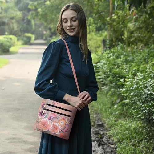 Anna by Anuschka Medium Triple Pocket Cross Body4