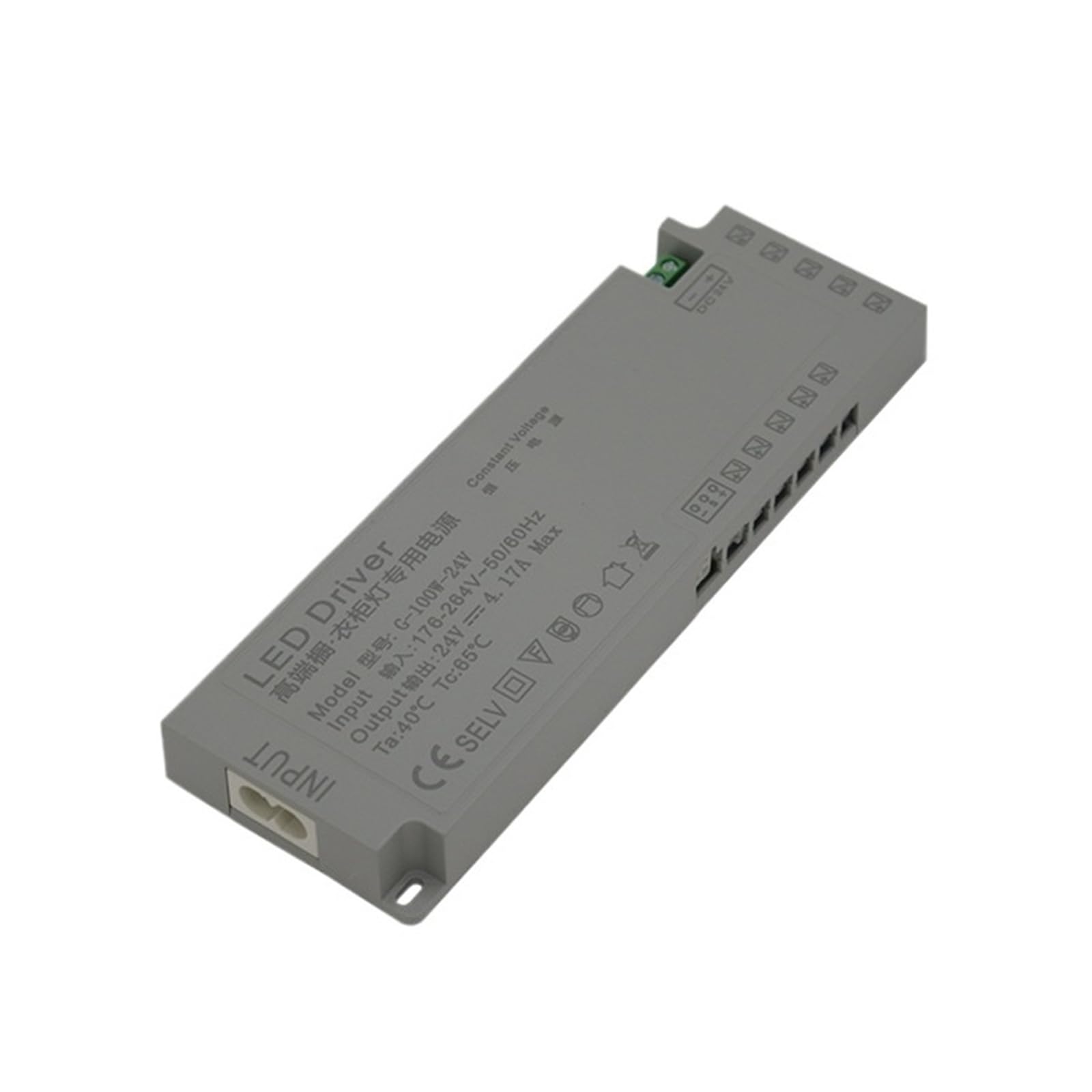 Alimentatore per illuminazione mobili Led220V | Ingresso: 220V; Uscita: 12V/24V; Caratteristiche: Ultra-sottile(24V-100W)