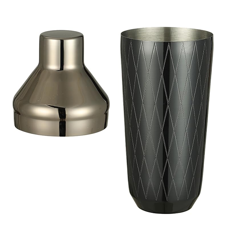 Shaker per Cocktail Acciaio Inox, Set Da Bar Con Shaker For Cocktail E Accessori: Kit Misurino Cucchiaio Mescolare, Colino Pestello(Silver)