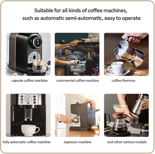 اقراص تنظيف ماكينة تحضير الاسبريسو من يو ال اتش واي سي 8 قطع القهوة الاوتوماتيكية الامنة غذائيا لازالة الترسبات واكواب الشاي 1 جديد اوليك