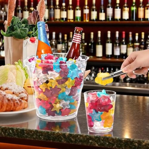 Cubos de Hielo Reutilizables Estrella 30 pzas con Pinzas miniatura 2