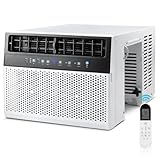 Antarctic Star 10,000 BTU Window Air Conditioners, U-Shaped Air Condtioner Window Unit Cools up to 450 Sq.Ft, Energy-saving Window AC Units, 6 Modes 24H Timer, Easy to Instal, White
