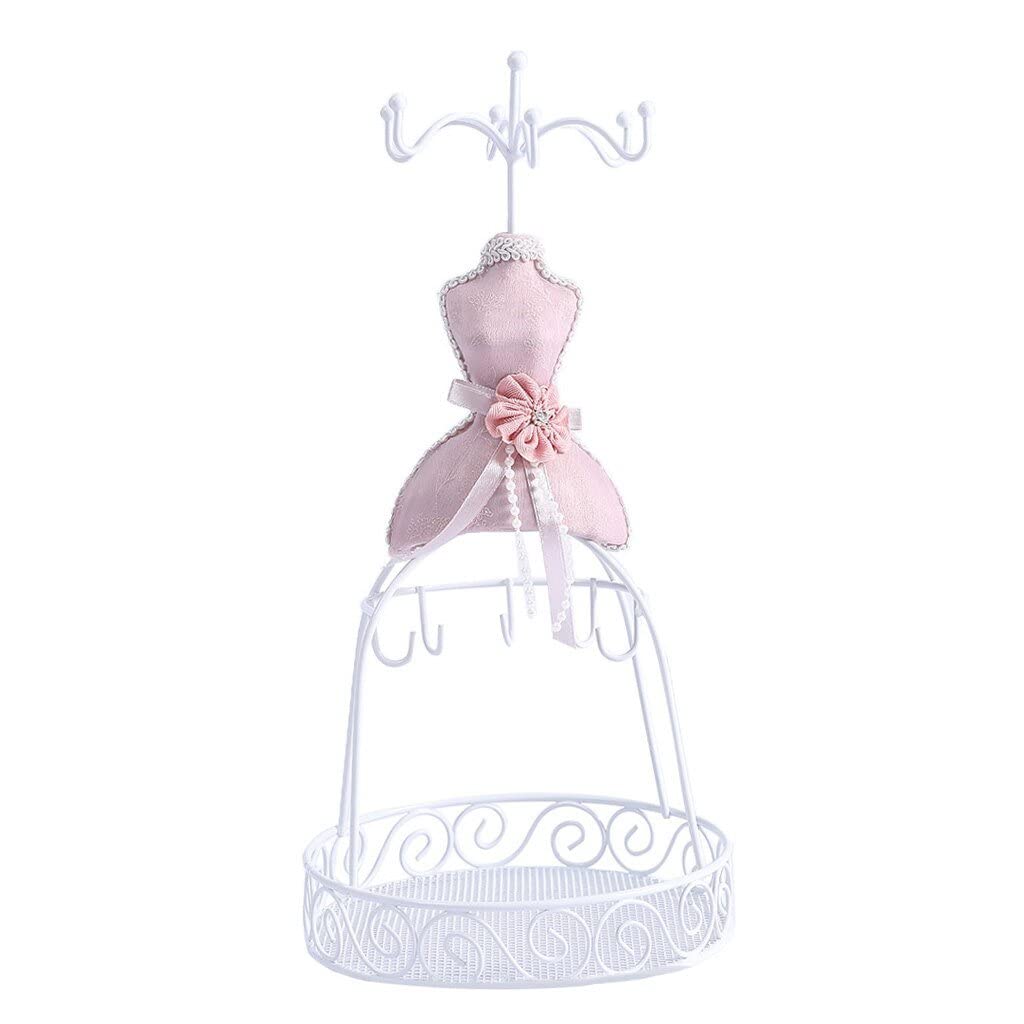 Bontannd Girls Style 2 Mannequin Fantasy Display Stand Holder Dress Earring Necace Ring Rack Holder For Lady Room Ornament Diy Accessories