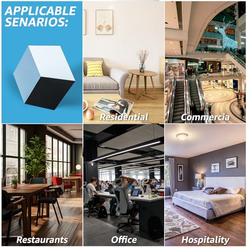 Art3d 30-Pack Hexagon Peel and Stick Vinyl Floor Tiles, Blue/Black/White - image 7