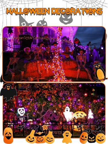240-Count 78' C6 LED Halloween String Lights (Orange and Purple) 8.49 + Free Shipping w/ Prime or on 35+ + 50% Off Code 9SL2LI2Y - image 7