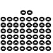 Tool parts 50pcs Double Side Rubber Ring Sealing Grommet Wire Grommets 15mm x 7mm