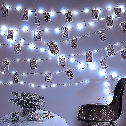 2Pack Fairy String Lights,Wonfast Waterproof 12M/39Ft 120Led Usb Plug In Decorative Copper Wire Firefly Lights 8Modes Remote Timer For Outdoor Indoor Bedroom Party Wedding Christmas Decor (White) #TOP1