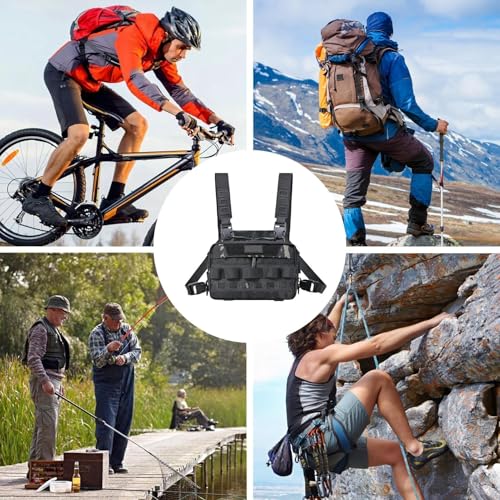 Sac de poitrine de course idéal pour le camping et les entraînements en nature