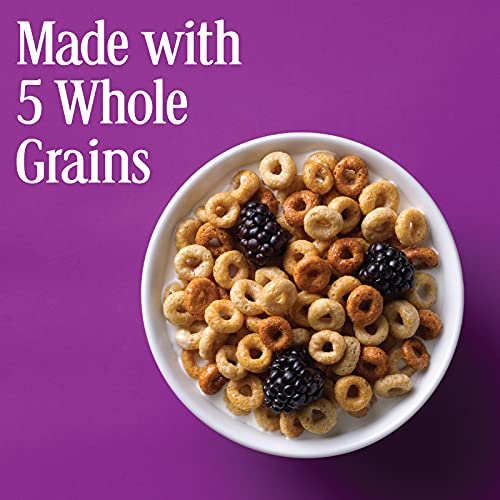 Image of Cheerios Multi Grain, Breakfast Cereal, Gluten Free, Whole Grain Oats, 18 oz (Pack of 8)