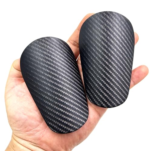 Zinueen Kleine Schienbeinschoner für Fußball - 2 Stück Mini Schienbeinschoner Schutzausrüstung für Männer Frauen Kinder & Mädchen (8 * 5CM)