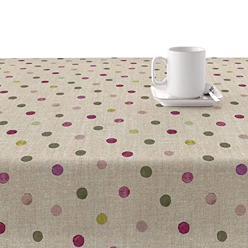 BELUM | Mantel XL Stain Free 100% Resinted Cotton, Tablecloth NO Oilcloth Cloth, Waterproof, Stain Resistant Tablecloth Liquid Repellent (Multicolor), 100X300) - immagine 4