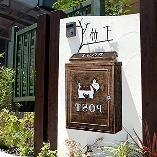 Serrure extérieure pour boîte aux Lettres, Serrure à clé Murale en Acier