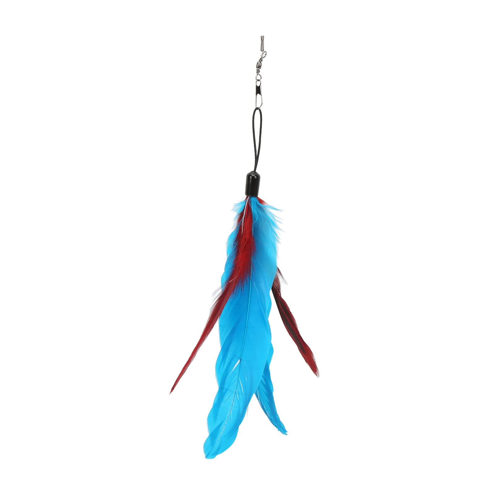 Baguette en Plumes de Chat, Jouet rétractable, 3 Sections, Jouet interactif en Plumes pour Chats et Chatons, 9 pièces