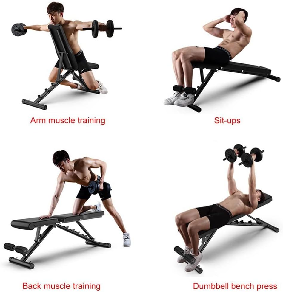 Adjustable Multifunctional Foldable Dumbbell Bench for Abdominal Fitness Workout Exercise Equipment