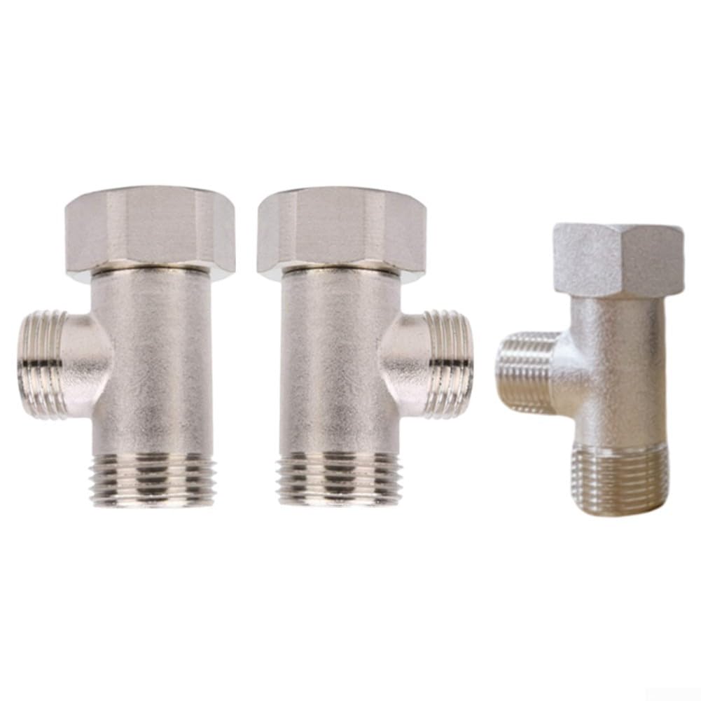Leak Proof T Adapter For Bidets Brass Construction For Optimal Plumbing Performance 7 8