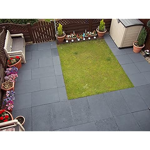 Resincoat Patio Floor Paint, Suitable For Stone & Concrete Flags, UV Stable, Jet Washable, Solvent Free, UK Manufactured (Storm Grey, 5 Litres) Cover