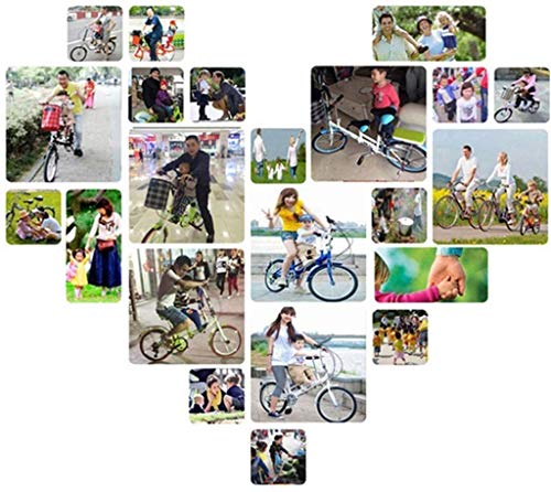 L.HPT Klappfahrräder Klappfahrrad Eltern-Kind-Fahrrad Mutterauto 20-Zoll-Variable Geschwindigkeit ?? Kinderauto Scheibenbremse Mutter Mit Kinderfahrrad – Bild 3