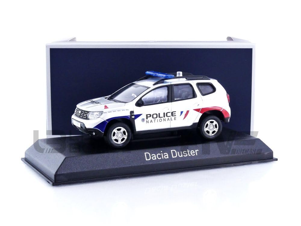 Maquette 1/43 Norev Dacia Duster Police Nationale 2021 Argentée - Édition Limitée Neuve