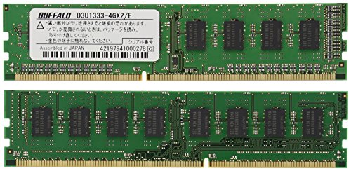 Buffalo - 送料無料☆PCメモリ D3U1333-4G×2/E D3N1333-4GX2/E : S.O.DIMM | バッファロー