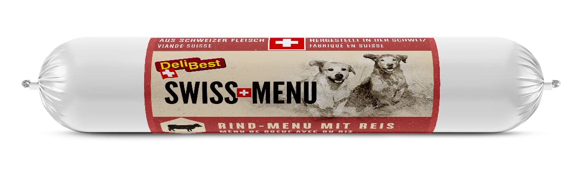 DeliBest Swiss Menu Kippenmenu met rijst, natvoer voor