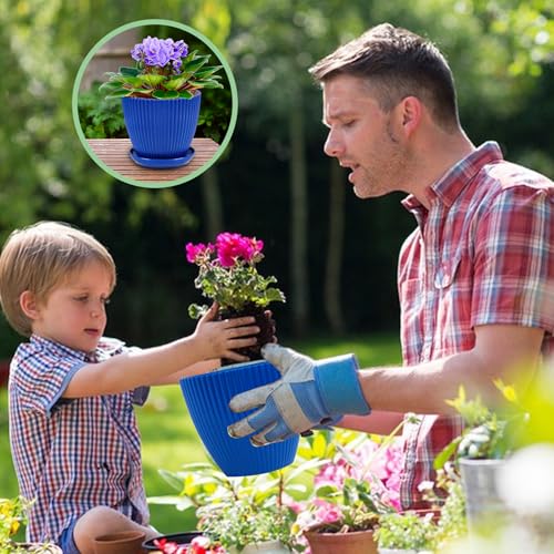 Flower-Pot-756658504335-inches-6pcs-Plastic-Flower-Pot-IndoorOutdoor-Home-Decoration-Flower-Pot-Thick-and-Durable-pots-for-Plants-with-Drainage-Holes-and-Trays Flower Pot 756658504335 inches 6pcs Plastic Flower Pot IndoorOutdoor Home Decoration Flower Pot Thick and Durable pots for Plants with Drainage Holes and Trays