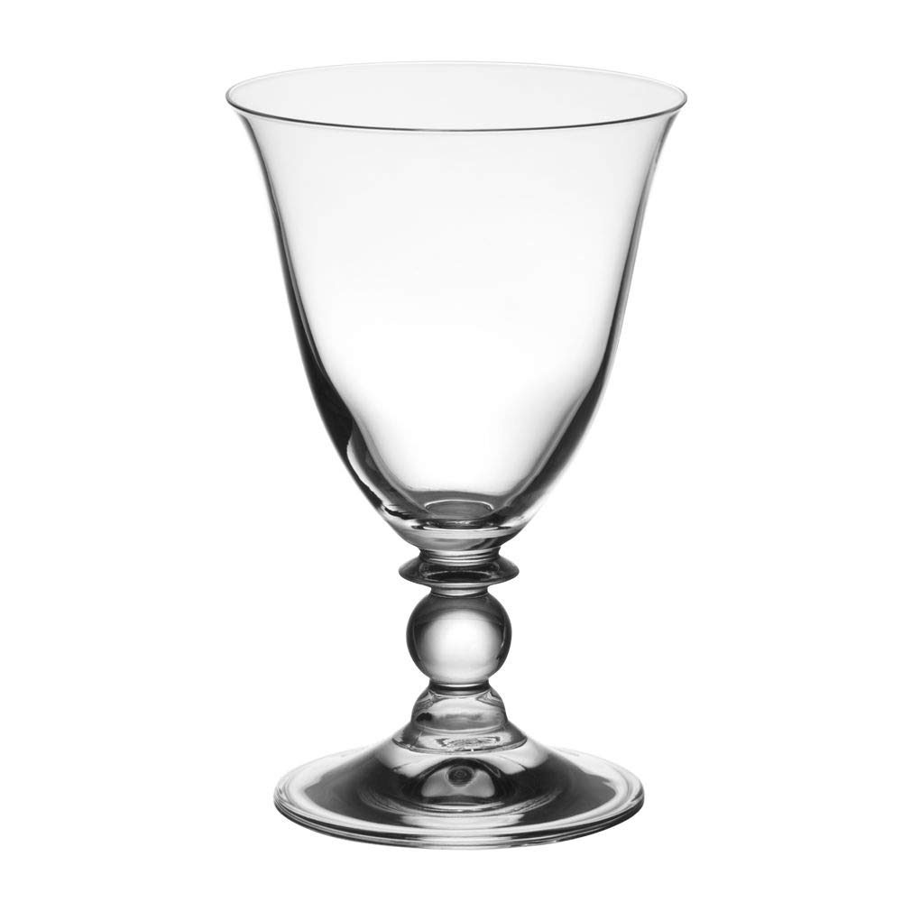 Dibor Multi Wine Glasses Set Of 4 Baroque Stemmed 300Ml Embossed Wine Goblet Glasses (Cp44+Cp49)