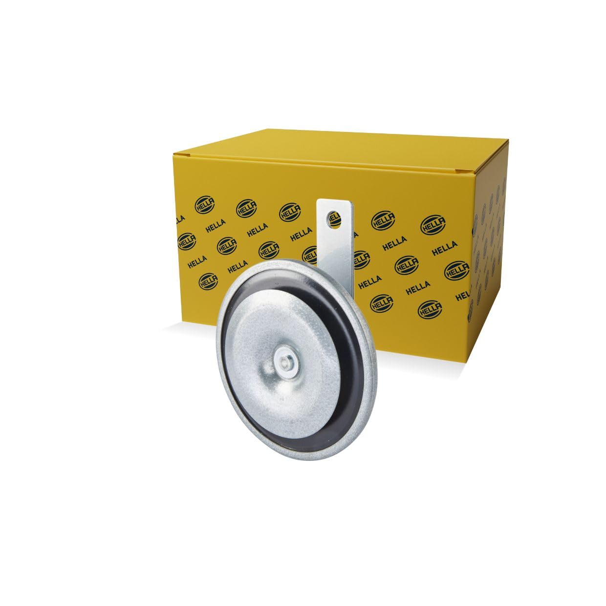 Hella Korna - 24V - 105Db(A) - Frekans Aralığı: 335Hz - Düşük Ses - Elektrikli - Ece Onaylı - Gövde Rengi: Gri - Yassı Soket Bağlantısı - Miktar: 1 Horn
