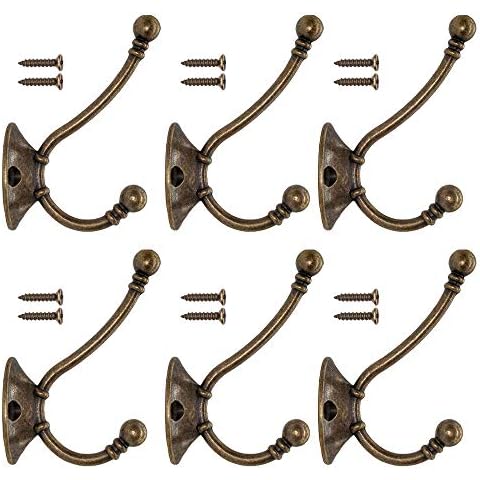 Gancho de Pared de Hierro Fundido de Latón Bronce Cover