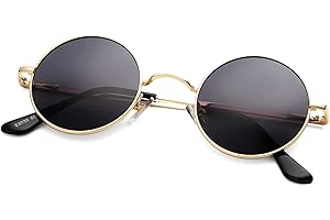 Pro Acme Vintage Hippie Circle Polarized Sunglasses