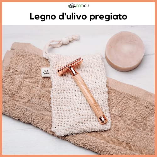 EcoYou Rasoio per Donne con Manico in Legno