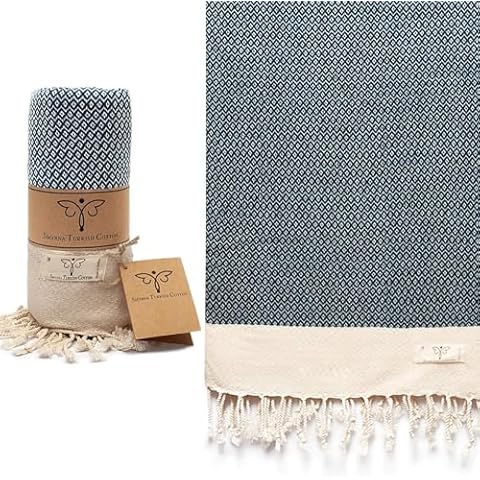 Smyrna Vintage Turkish Beach Towel - Cotton Cover
