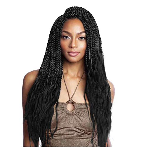 Goddess Locs Crochet Braids 23 inch Crochet Braids Kanekalon Synthetic Braiding Hair Extension (18 Inches, 1)