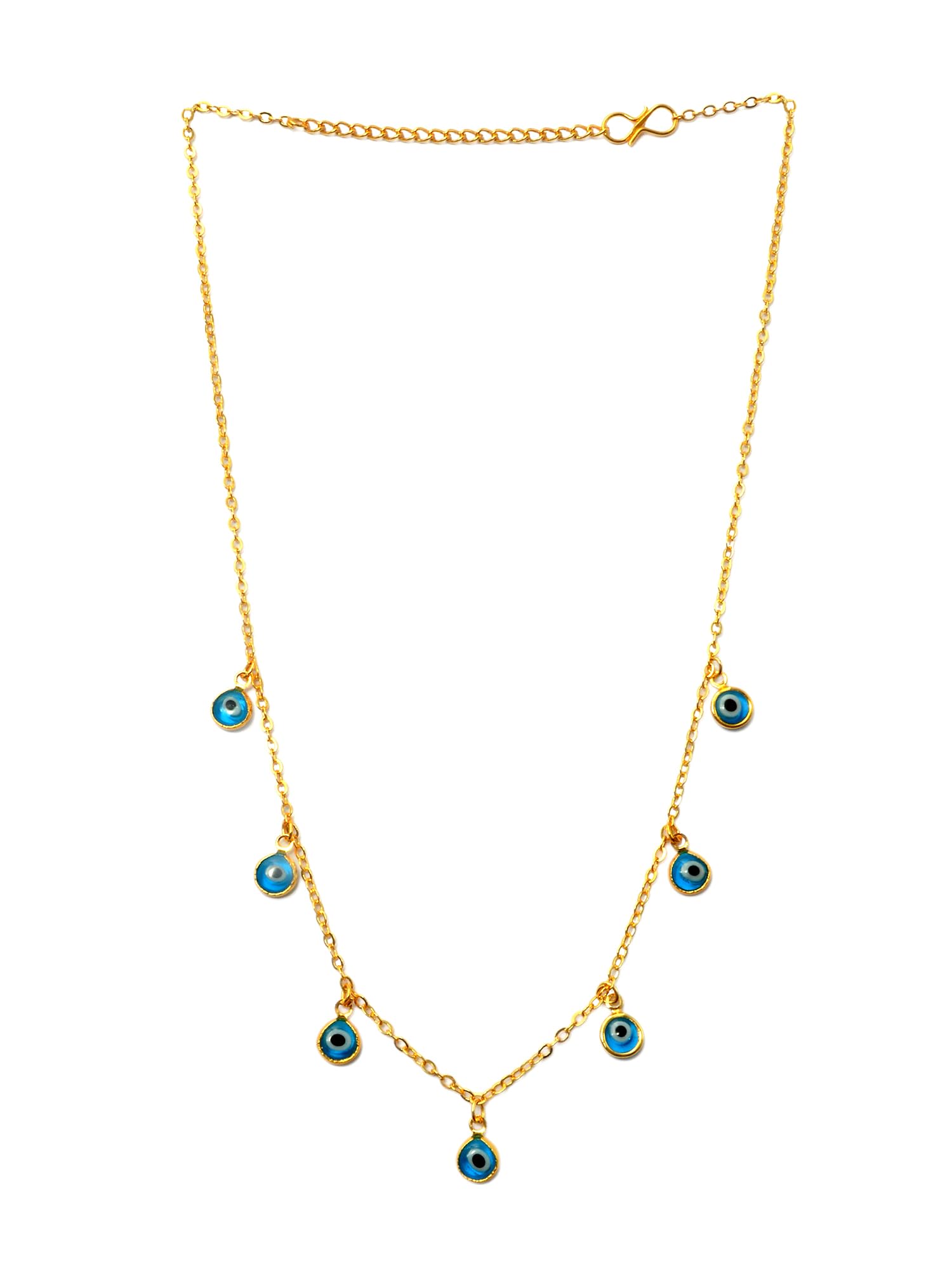 JHB Evil Eye Necklace Turkish Blue Evil Eye Necklace for Women And Girls (B0C86D4DL9) Amazon Price History, Amazon Price Tracker