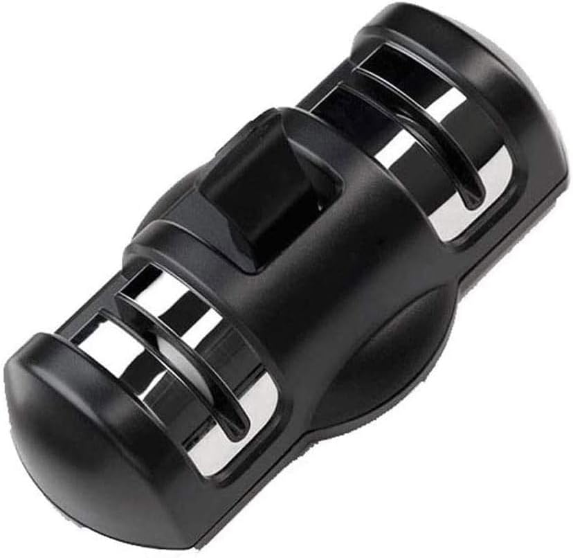 Kitchen Knife Sharpener, 2-Stage Chef Knife Sharpener to Restore Non-Serrated Knife Blades Quickly, Safely, and Easy to Use for Kitchen, Camping & Hiking