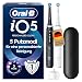 Oral-B iO Series 5 Elektrische Zahnbürste, Doppelpack, Schwarz/Weiß