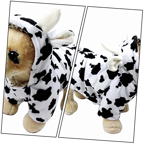 Disfraz para perro con diseño de vaca tamaño L miniatura 5
