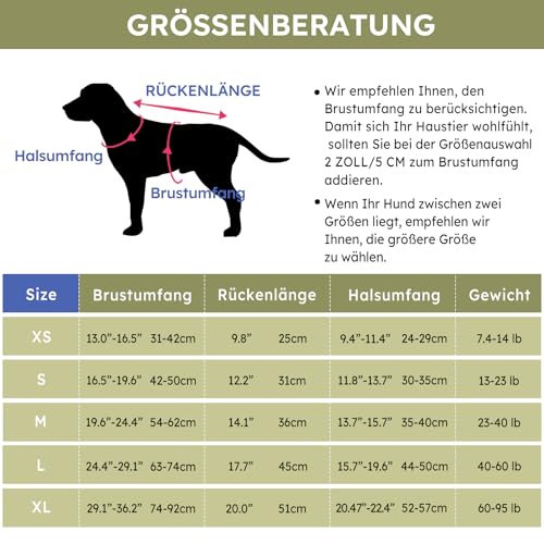 Queenmore Hundepullover Fleece Wärme & Weich, Hundebekleidung & Zubehör Für Französische Bulldogge, Windhund & Corgi, Olivgrün, L