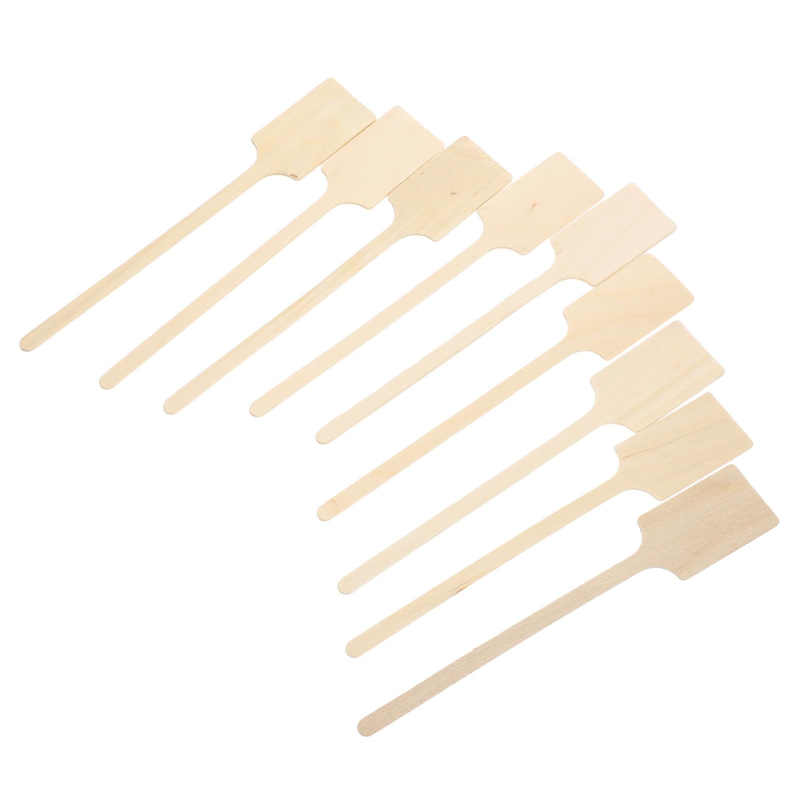 PRETYZOOM Bulk Coffee Stirring Sticks 100pcs Wooden Stir Paddle for Bar Restaurant Home Easy to Use