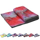 Yoga Towels , Non Slip Hot Yoga Towel Skidless Waffle Texture, 100% Absorbent Odorless Microfiber Yo