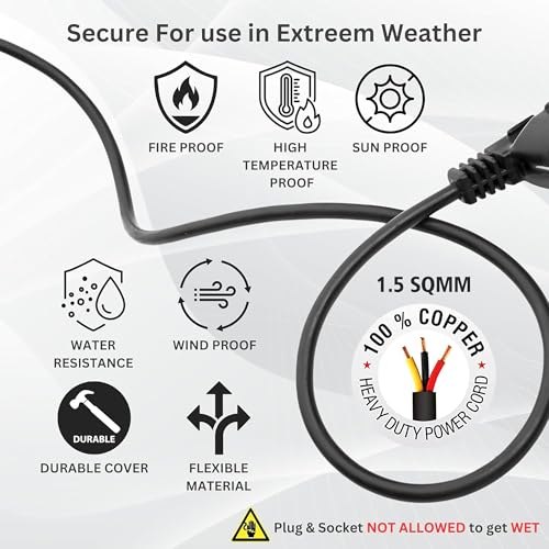 Image of MX 16 Amp Extension Cord Electric Board with 30m Heavy Duty Wire | 250V Power Extension Board | 16A /20A Socket with Dual Switch for Home & Office Appliances
