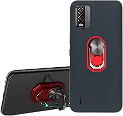 Capa para celular Nokia C210, Nokia C210 Ring, Nokia C210, suporte de TPU macio flexível, suporte magnético para carro, resistente a arranhões, capa traseira fina antiderrapante para Nokia C210