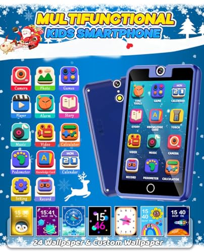 Tywop X39SDA-1 Kids Phone Toys For Boys Girls 3-8 Year Old Pretend Smartphones Learning Toys thumb #1