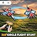 4DRC V31 RC Plane with Camera, Foam Remote Control Drones with Camera for Kids Adults 8-12 12-16, Remote Control Airplane Fighter Jet with Light, 360° Flip Fighter Jet Toy
