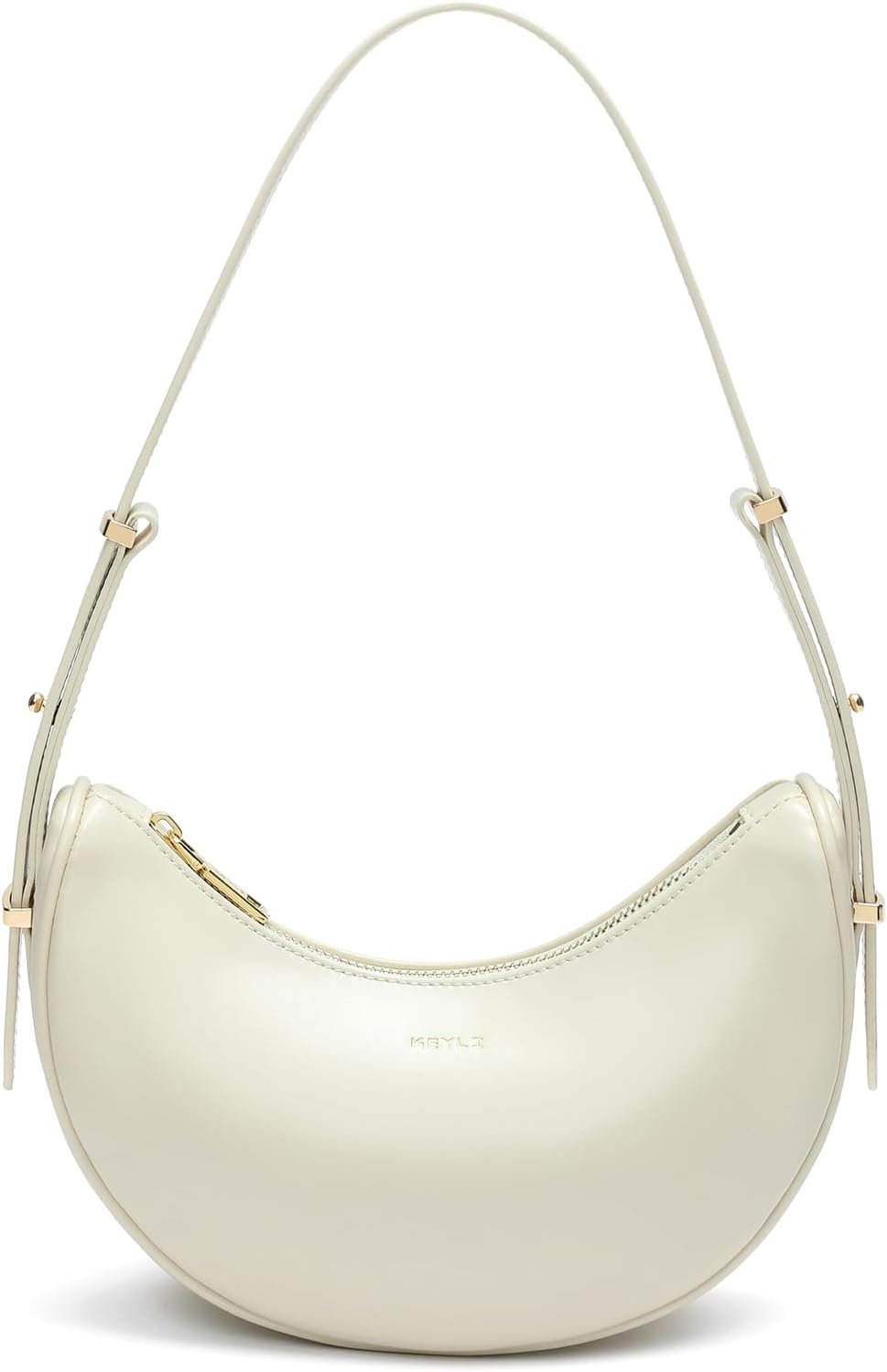 Keyli Small Shoulder Bag for Women Vegan Leather Crossbody Bags Adjust Handbags Purses with 2 Shoulder Strap