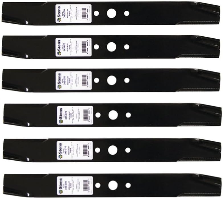 6 Medium-Lift Blades fit Replacement for Simplicity 1726453YP 1708229SM 1716697ASM 1726453 LT200