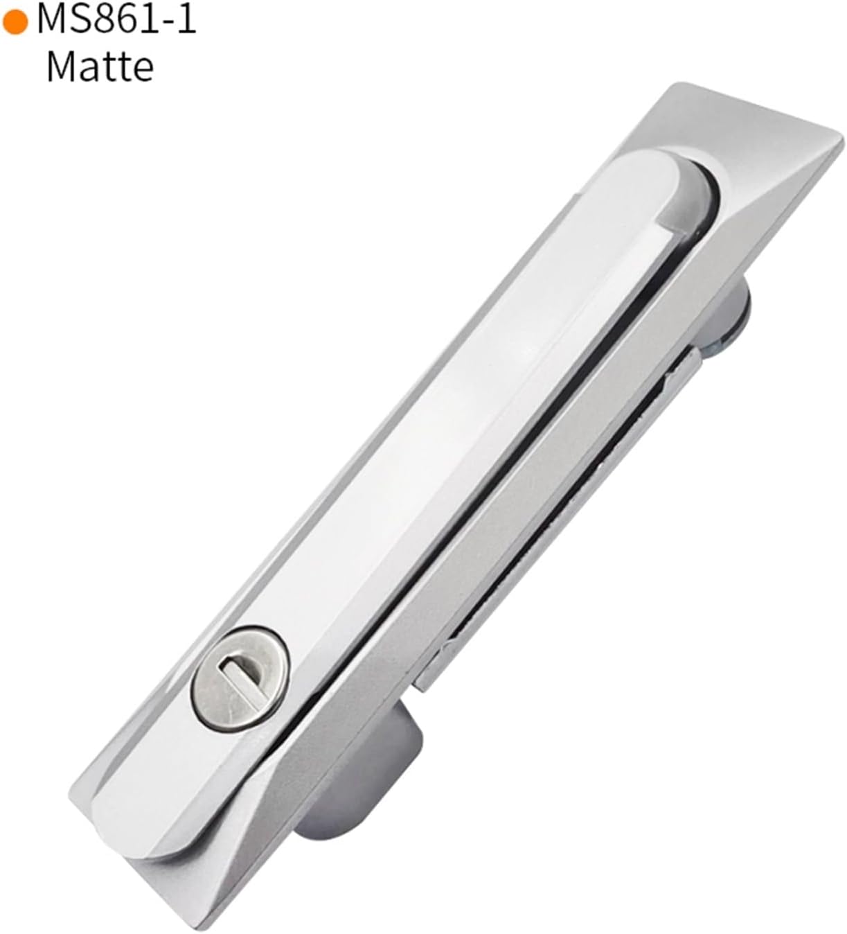 MS861-1 Compression Latch Swing Handle Switch Control Cabinet Panel Lock Zinc Alloy 1Pcs(White)