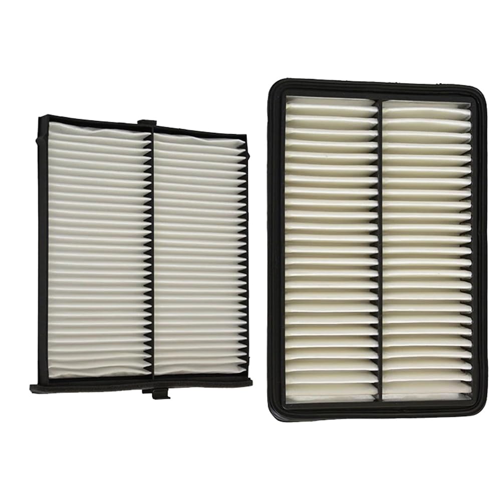 Filtr Powietrza Kabinowego dla Mazda 3/6/CX-5, 23,2x20,1x1,7cm 2 szt. Filtr powietrza samochodowego Filtr kabinowy PE07-13-3A0A/KD45-61-J6X